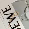 goth or argent couleur lettre c earcuff gland chaîne oreille manchette faux piercing faux boucles d'oreilles pour femmes mode coréenne clips bijoux