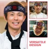 bandeau japonais chef sushi bushido karaté bandana bandeau cheveux hachimaki chapeaux samouraï hommes cuisine costume approvisionnement bandes