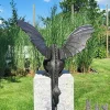 statue de dragon de jardin, fontaine, ornement de dragon, sculpture d'eau en résine pour la maison, décoration de jardin, statue de dragon