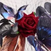 dress up props unique halloween hairpin elegant decorative rose hairpin fashion mesh headpiece halloween party