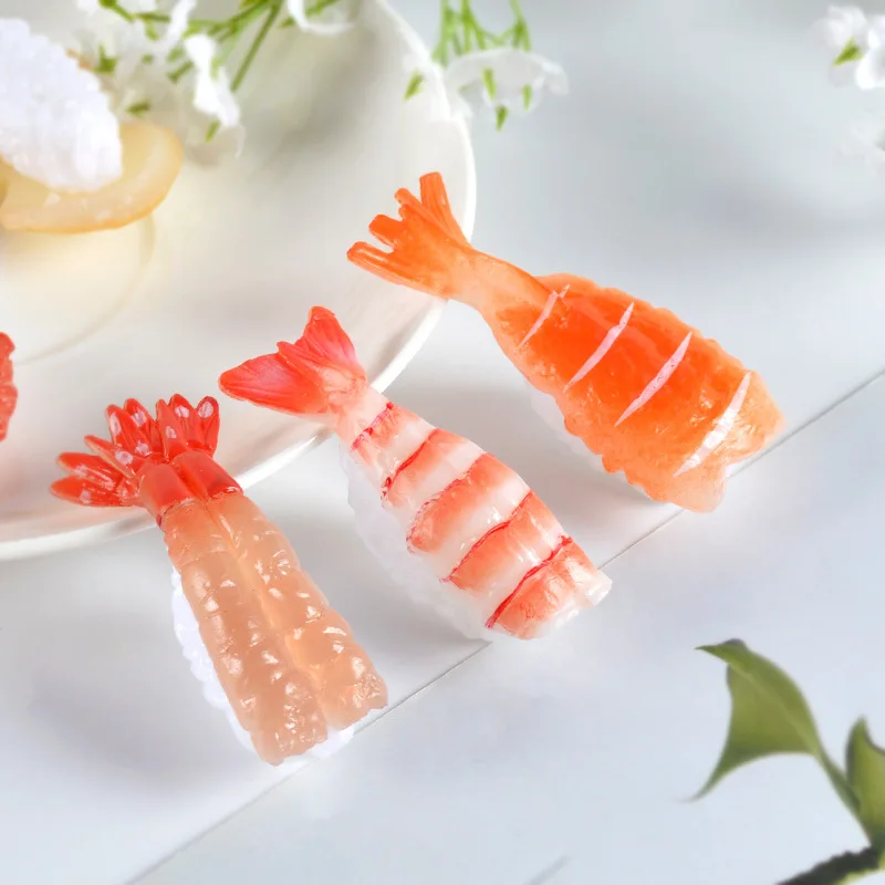 Faux Sushi japonais, nourriture, saumon, Cuisine, riz, boule artificielle, crevettes, modèle de Simulation, ornements de décoration pour la maison Faux Sushi japonais, nourriture, saumon, Cuisine, riz, boule artificielle, crevettes, modèle de Simulation, ornements de décoration pour la maison