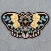 patchs papillon pour vêtements, ruban violet, patchs brodés, badges à coudre de dessin animé, fer sur patch, accessoires pour vêtements diy