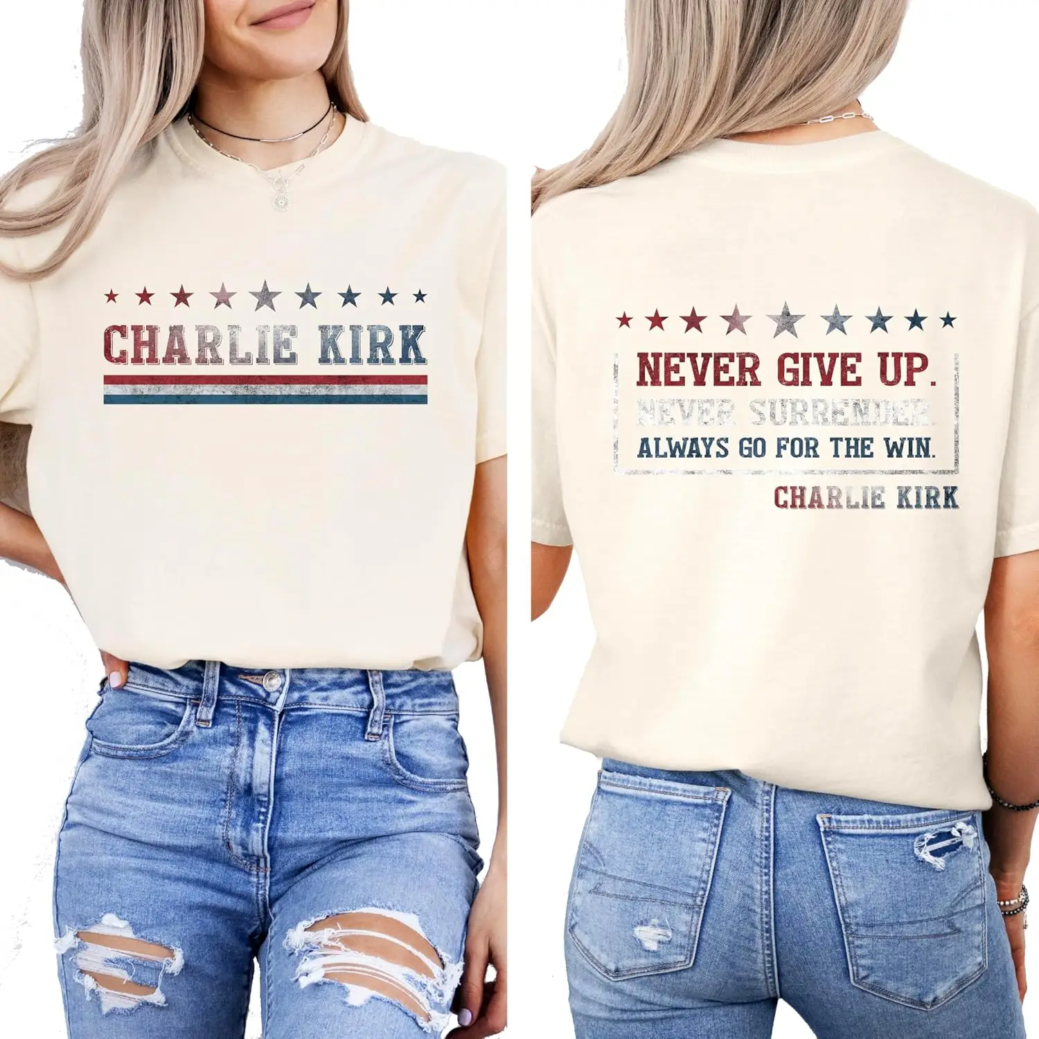 Charlie Kirk chemise patriotique américain hommage coton imprimé graphique Vintage confortable unisexe Streetwear t-shirt à manches courtes Charlie Kirk chemise patriotique américain hommage coton imprimé graphique Vintage confortable unisexe Streetwear t-shirt à manches courtes
