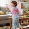 costume de fée coloré papillon ailes de fée étincelle à la main princesse aile de papillon organza cosplay ailes faveur de fête