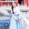 hanbok coréen costume traditionnel pour femmes élégant luxe hanbok robe princesse cosplay anicent rétro longue robe fête de mariage