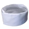 casquette à sushi respirante de style japonais, chapeau de chef en maille résistante à l'usure, confortable, noir, à dessus plat, pour café