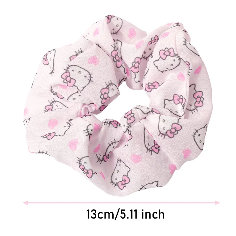 sanrio gros intestin anneau de cheveux hello kitty kuromi cannelle pochacco dessin animé imprimé côlon anneau élastique bandeau ornements sanrio gros intestin anneau de cheveux hello kitty kuromi cannelle pochacco dessin animé imprimé côlon anneau élastique bandeau ornements