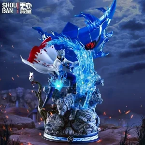 26,5 cm Anime Naruto figurines debout Kakashi Pvc Statue Collection figurines chambre ornement à la main garçon anniversaire jouet cadeaux
