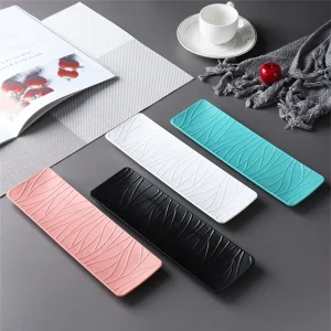 Assiette à Sushi de style japonais, facile à nettoyer, Design élégant, vaisselle tendance Durable, essentiels de service de Sushi uniques et polyvalents Assiette à Sushi de style japonais, facile à nettoyer, Design élégant, vaisselle tendance Durable, essentiels de service de Sushi uniques et polyvalents