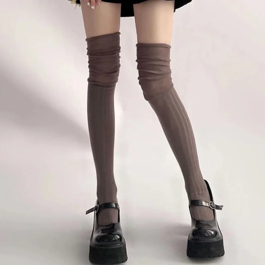 chaussettes mi longues pour femmes, chaussettes chaudes tricotées pour bottes, chauffe jambes, bas hauts en coton japonais jk chaussettes mi longues pour femmes, chaussettes chaudes tricotées pour bottes, chauffe jambes, bas hauts en coton japonais jk