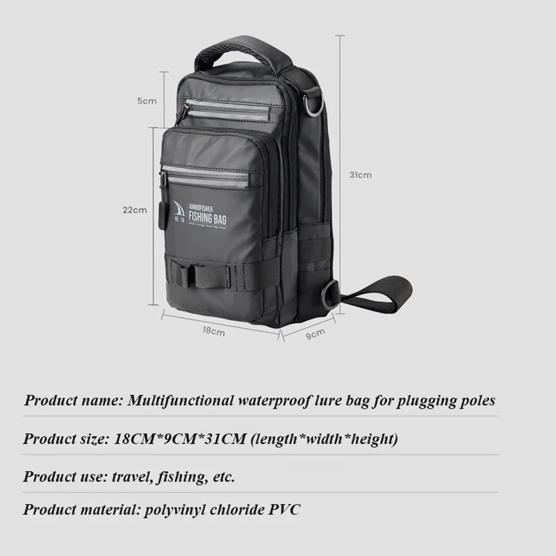 sac de pêche, matériel de pêche, sac à dos, boîte de matériel de pêche tactique légère, sac multifonctionnel, sac de pêche en plein air sac de pêche, matériel de pêche, sac à dos, boîte de matériel de pêche tactique légère, sac multifonctionnel, sac de pêche en plein air