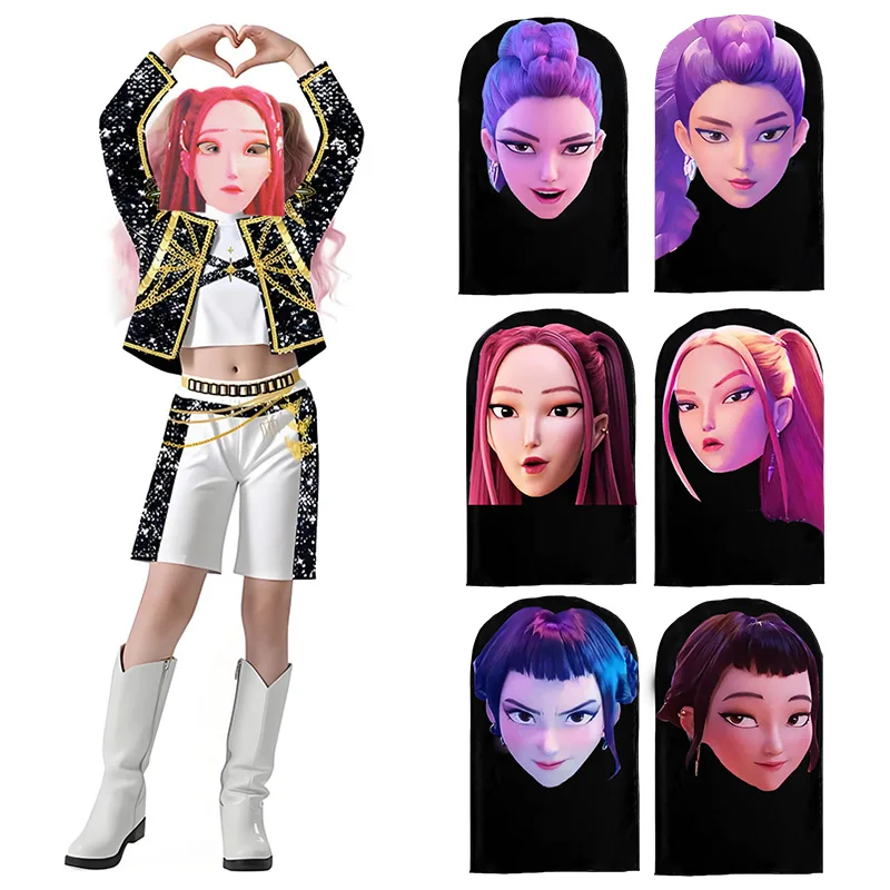 masque de cosplay anime demon hunter, masque facial de personnage pour jeu de rôle, décoration de fête d'anniversaire, accessoires de costume et idée cadeau masque de cosplay anime demon hunter, masque facial de personnage pour jeu de rôle, décoration de fête d'anniversaire, accessoires de costume et idée cadeau