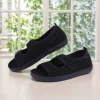 sandales pour diabétiques, crochet et boucle réglables, sandales de marche d'été, pieds larges, chaussures gonflées pour personnes âgées, gonflement des pieds sensibles