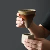tasse à café en céramique rétro de 200ml, poterie créative, latte japonais, fleur, porcelaine, art de la maison décoratif