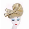 chapeau fascinateur vintage exquis, bandeau de cheveux à nœud papillon, coiffure de mariée élégante, chapeau formel, chapeau haut de forme, mascarade, bandeau de cheveux pour mariage