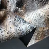 tissu à motif de poker en relief, or argent, texturé, design créatif, fait à la main, matériel de mode