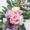 boho artificiel arc de mariage fleurs eucalyptus guirlande rideaux signe de bienvenue floral mariage arc fleurs bricolage