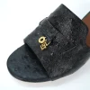 talons hauts pour femmes de style italien, pantoufles 100% en cuir véritable de haute qualité, chaussures décontractées classiques à bout rond et ouvert, tailles 35 44