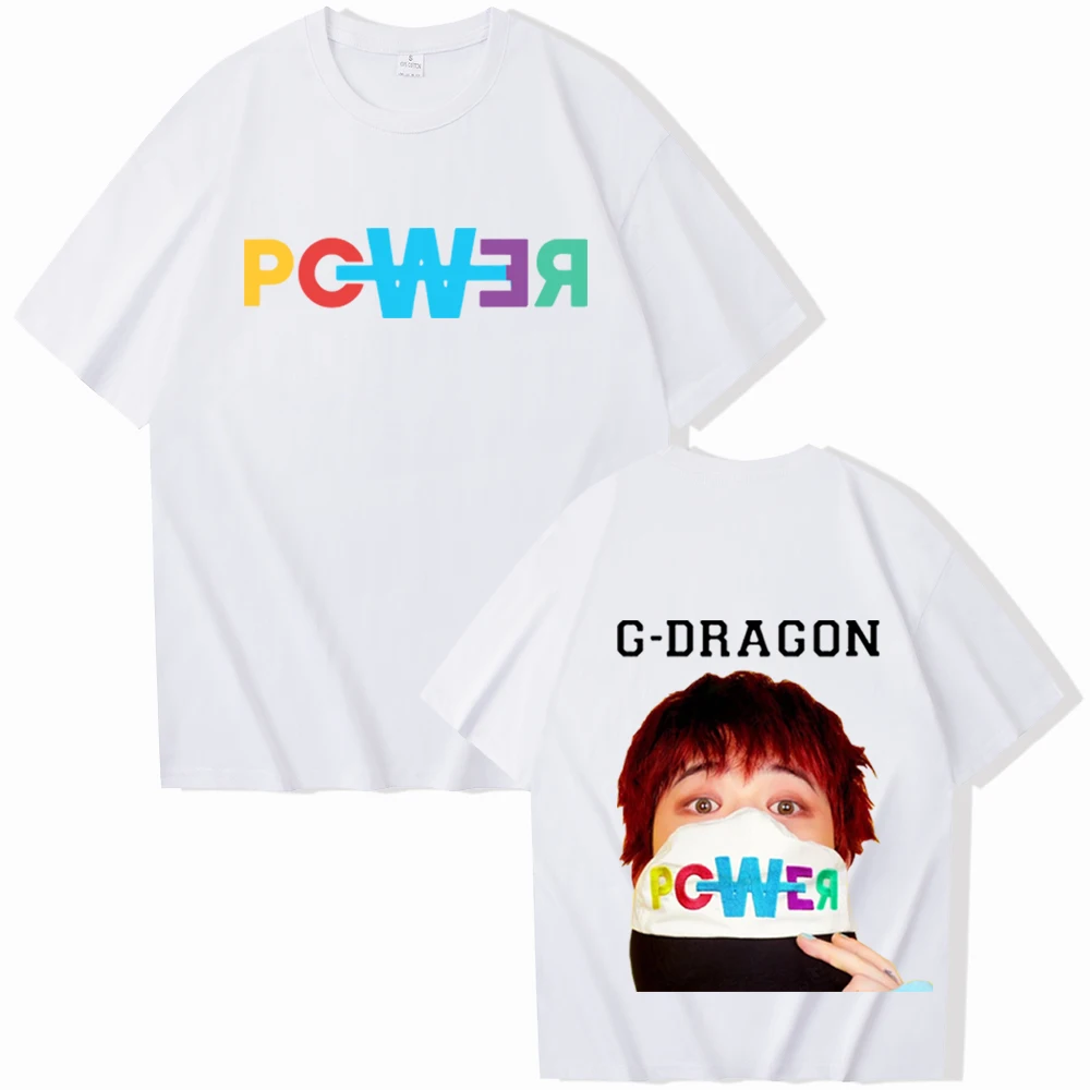g dragon power t shirt homme femmes harajuku col rond été chemise décontractée g dragon power t shirt homme femmes harajuku col rond été chemise décontractée
