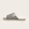 pantoufles en lin pour hommes, pantoufles confortables à bout ouvert et respirantes pour chambre à coucher, chaussures d'été pour hommes et femmes, printemps et automne
