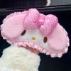 kawaii rose 3d hello kitty masque pour les yeux japonais mignon charme hiver occultant masque pour les yeux cadeau d'anniversaire mélodie sommeil masque pour les yeux