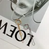 goth or argent couleur lettre c earcuff gland chaîne oreille manchette faux piercing faux boucles d'oreilles pour femmes mode coréenne clips bijoux