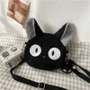 2025 style japonais kawaii sac femmes dessin animé en peluche sac à bandoulière pour femmes nouveau sac à bandoulière petit téléphone et sac à main bolsa feminina