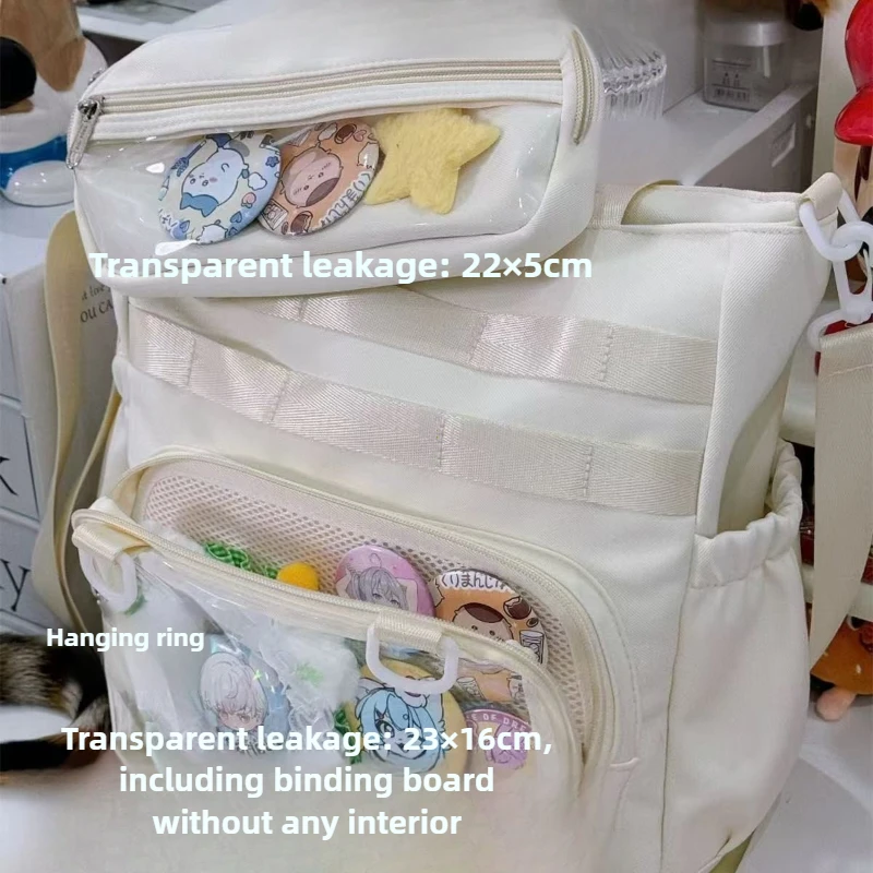 sac à main ita transparent japonais pour femmes, fourre tout à bandoulière portable de grande capacité pour filles, sacs à bandoulière en nylon itabag sac à main ita transparent japonais pour femmes, fourre tout à bandoulière portable de grande capacité pour filles, sacs à bandoulière en nylon itabag