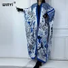 WINYI-Cardigan kimono imprimé style bohème, vêtement de plage, ample, robe de soirée, kaftan