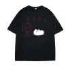 cool style japonais fan chat t shirt femmes drôle à manches courtes t shirt graphique t shirts été streetwear imprimé t shirts