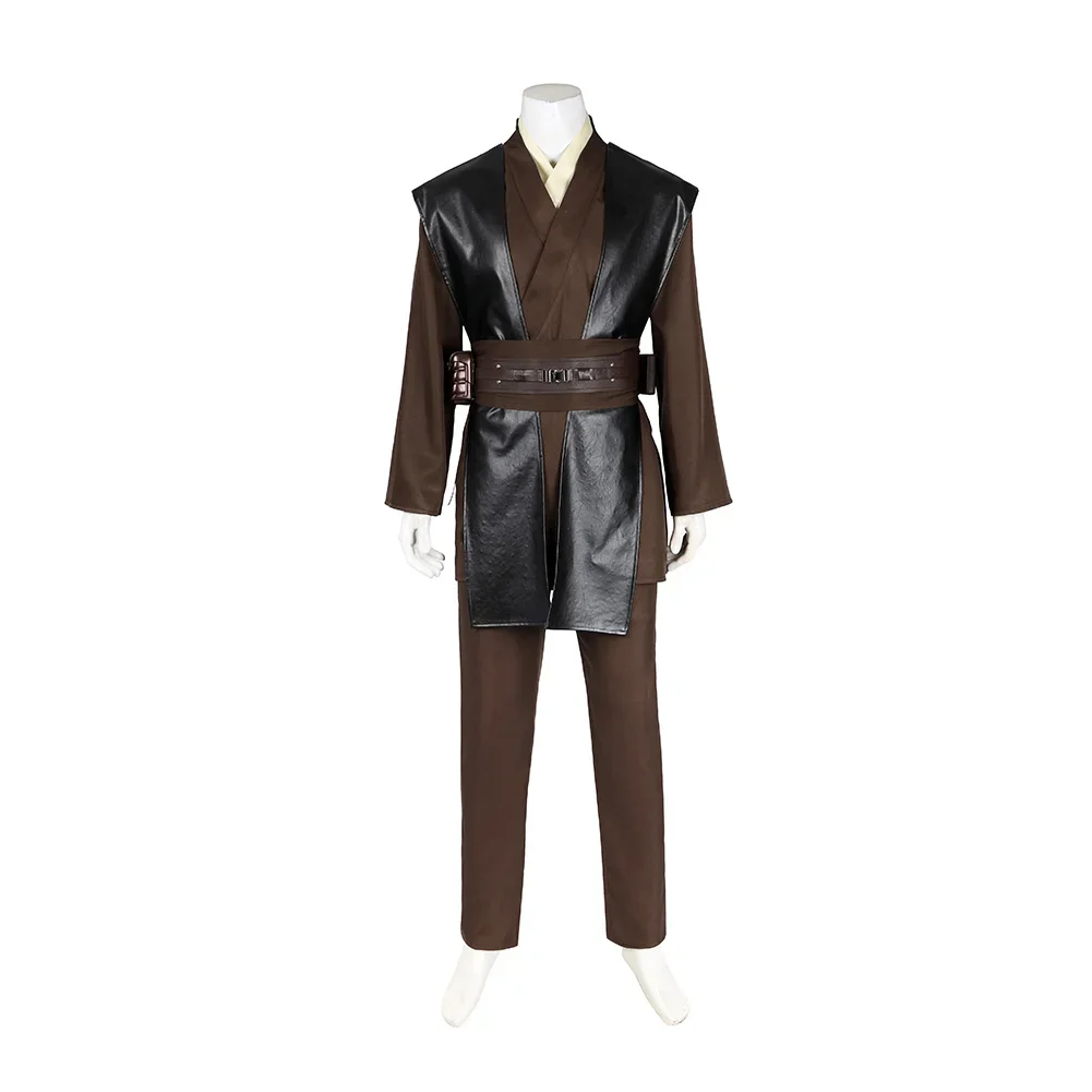 anakin obiwan kenobi cosplay costume chevalier adultes hommes uniforme à capuche ensemble complet pour halloween carnaval jeu de rôle costume anakin obiwan kenobi cosplay costume chevalier adultes hommes uniforme à capuche ensemble complet pour halloween carnaval jeu de rôle costume