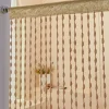 rideau à cordes en bois, rideau de porte perlé, pour placard, diviseur de pièce, fenêtre, couloir