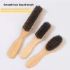 brosse à cheveux en poils de sanglier pour chignon élégant en queue de cheval et lissage des poils de bébé, mèches, contrôle des bords, peignage et taquin
