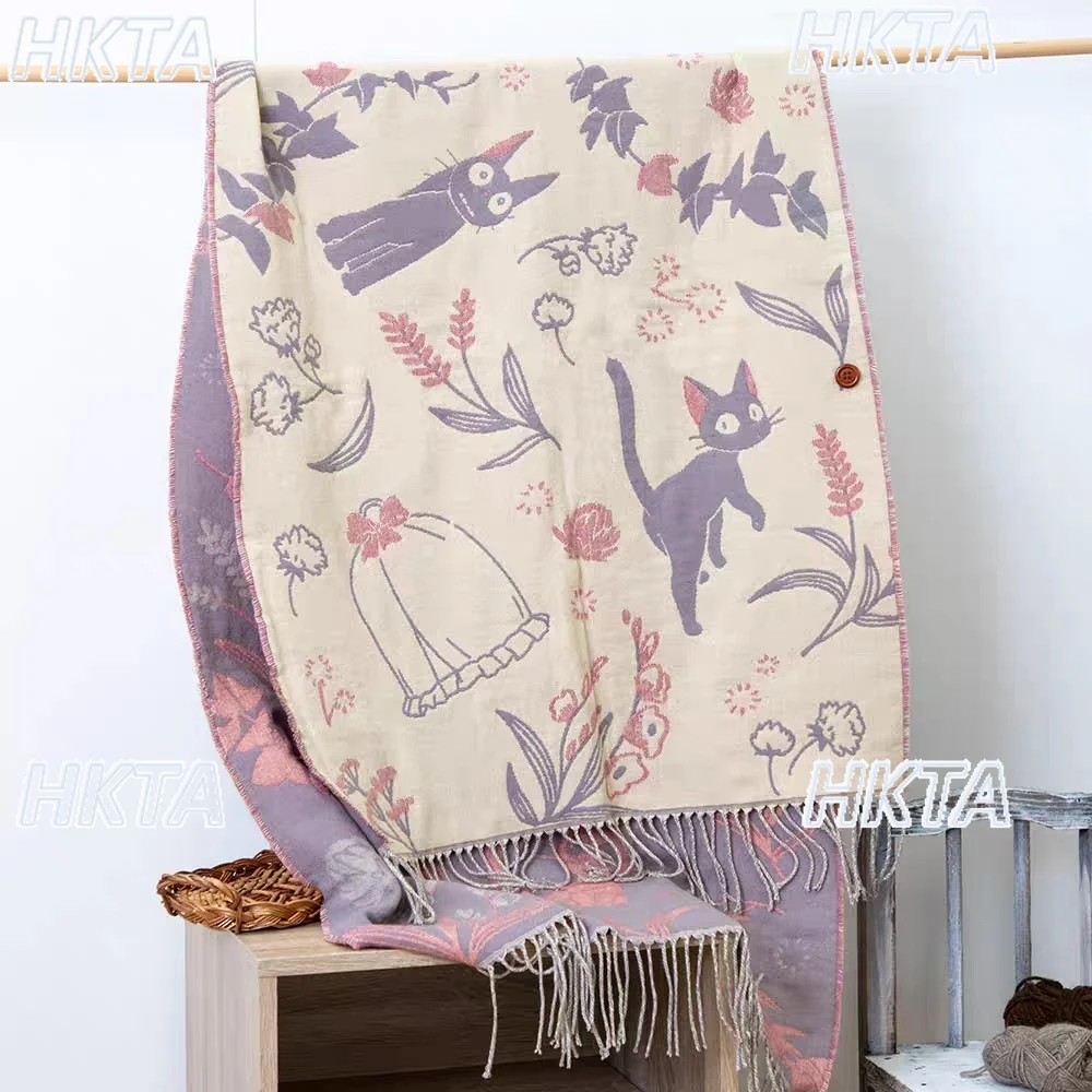 style japonais écharpe châle bouton anime foulards bureau vacances shopping mode épais double face hiver chaud écharpe double usage style japonais écharpe châle bouton anime foulards bureau vacances shopping mode épais double face hiver chaud écharpe double usage