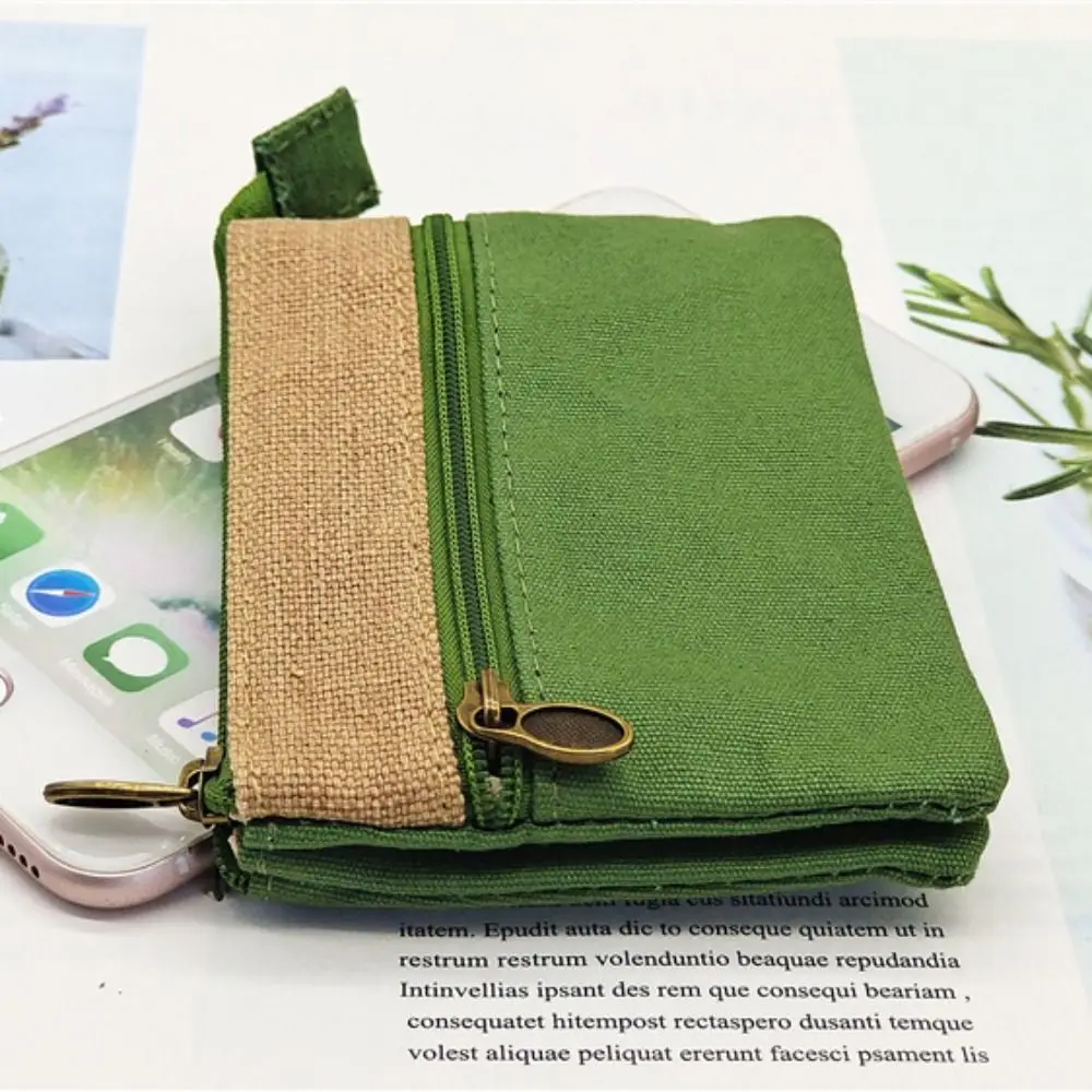 porte monnaie en coton pour filles, portefeuille portable mignon, sac à cartes porte monnaie en coton pour filles, portefeuille portable mignon, sac à cartes