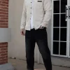 veste chemise en velours côtelé de style japonais pour hommes et femmes, unisexe, manches longues, surdimensionnée, coupe propre, vêtements d'extérieur décontractés, haut printemps automne