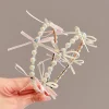 cerceaux de cheveux en perles coréennes pour enfants, bandeau avec nœud rose pour filles, accessoires pour cheveux, accessoires de photographie pour enfants, nouvelle collection
