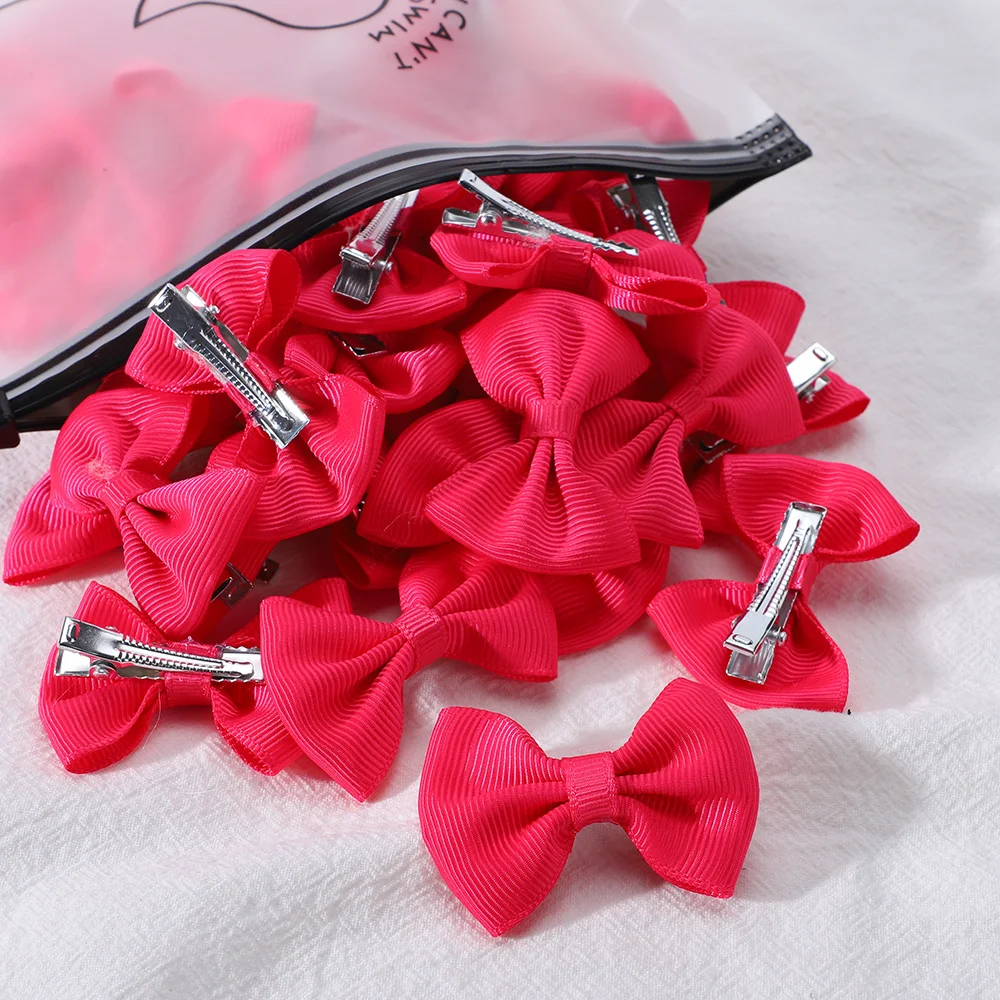 barrettes mignonnes pour filles, 5/10/20 pièces/lot, ruban à nœud, pinces à cheveux faites à la main, épingles à cheveux, accessoires pour cheveux pour bébés et enfants barrettes mignonnes pour filles, 5/10/20 pièces/lot, ruban à nœud, pinces à cheveux faites à la main, épingles à cheveux, accessoires pour cheveux pour bébés et enfants