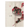 noren rideau de porte japonais, motif de bon augure chinois, décor d'entrée, rideaux d'écran, cuisine, chambre à coucher