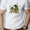 T-shirt en coton pour hommes Style Hip-hop T-Shirts imprimés de dessins animés col rond respirant Streetwear mode T-shirt décontracté de haute qualité ‌
