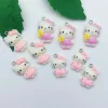 10 pièces de dessin animé chat Kawaii résine fabrication de bijoux colliers porte-clés boucles d’oreilles pendentifs accessoires de bricolage 10 pièces de dessin animé chat Kawaii résine fabrication de bijoux colliers porte-clés boucles d’oreilles pendentifs accessoires de bricolage