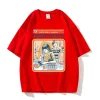 t shirts décontractés à manches courtes pour femmes, harajuku, vêtements pour personnes stupides, vêtements esthétiques respirants, hauts streetwear