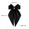 Épingle à cheveux coréenne à nœud papillon pour femme et fille, barrette en ruban de satin, nœud doux, tête arrière, clip de printemps, couvre chef, accessoires élégants