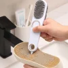 brosse à chaussures en caoutchouc double face, poils souples, pour vêtements, chaussures, soins spécialisés, étanche, outil de nettoyage pour enlever la saleté