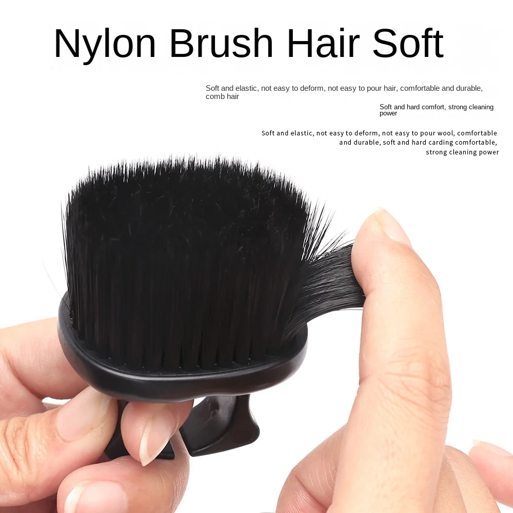 duster de cou à anneau noir pour barbier, brosse à cheveux amples, brosse de coupe de cheveux, brosse de nettoyage de cheveux douce, outils de coiffure duster de cou à anneau noir pour barbier, brosse à cheveux amples, brosse de coupe de cheveux, brosse de nettoyage de cheveux douce, outils de coiffure