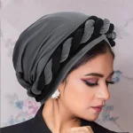 Femmes africaines Turban Hijab casquettes couleur bloquée torsion tresse bandeau chimio Cancer Bandana foulard couverture de cheveux enveloppement Femmes africaines Turban Hijab casquettes couleur bloquée torsion tresse bandeau chimio Cancer Bandana foulard couverture de cheveux enveloppement