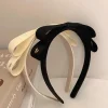 bandeau à double nœud en tissu coréen pour femmes, nouvelle mode simple, lavage des cheveux, couvre chef pour dames, accessoires pour cheveux