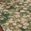 chemin de table jacquard vintage élégant, nappe épaisse à motif de fleurs avec nappe, couverture de table pour festival