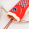 sachets pendentif bénédiction de la carpe koi japonaise, mini sac à cordon de proximité, poudres de bijoux, cadeaux omamori, pochette