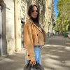 Veste courte kaki à Double boutonnage pour femme, manteaux de rue à col rabattu et poches à boutons, Streetwear décontracté, nouvelle collection automne 2025 Veste courte kaki à Double boutonnage pour femme, manteaux de rue à col rabattu et poches à boutons, Streetwear décontracté, nouvelle collection automne 2025